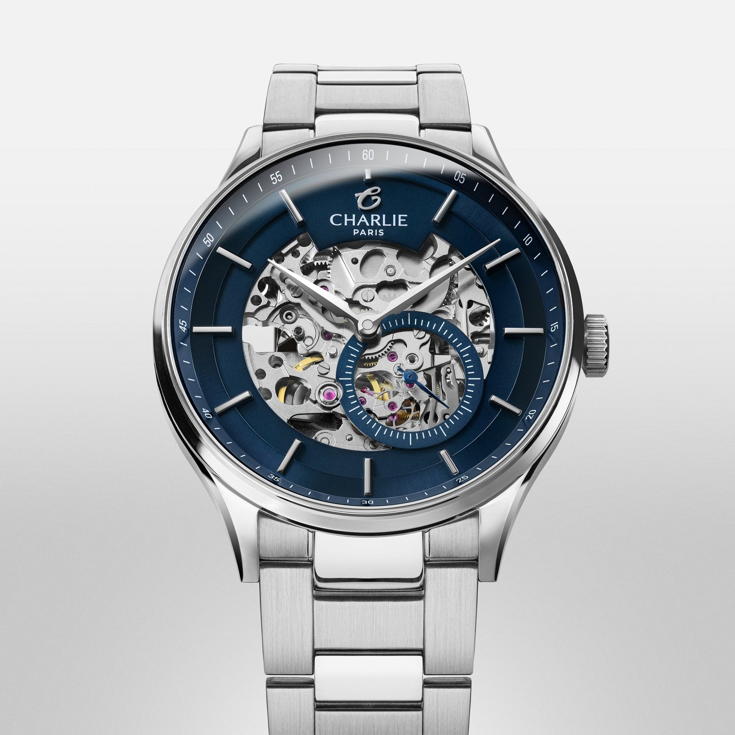 INITIAL - Automatique Squelette - Bleu