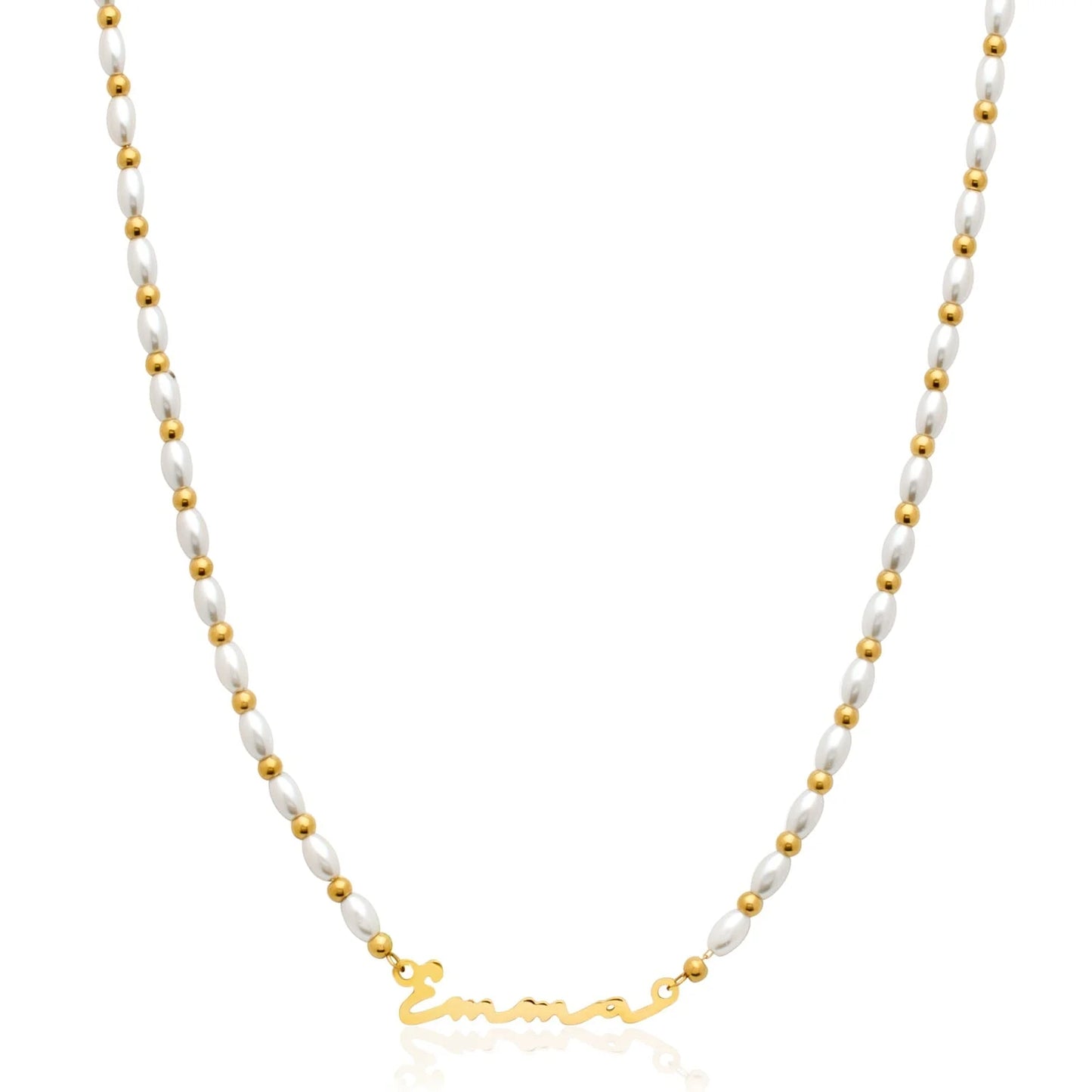 Signature Name Necklace (Gold)