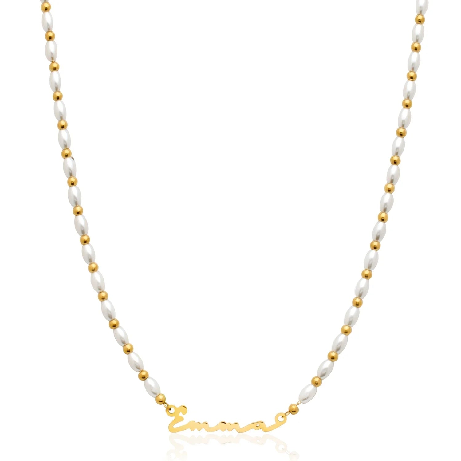 Signature Name Necklace (Gold)
