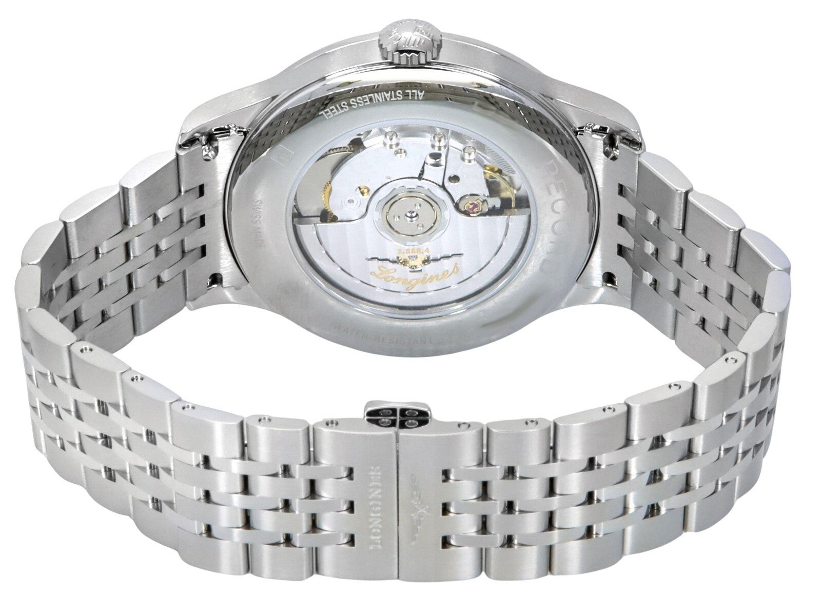 Longines L2.821.4.11.6 Master Men’S Automatic White Dial Stainless Steel Watch