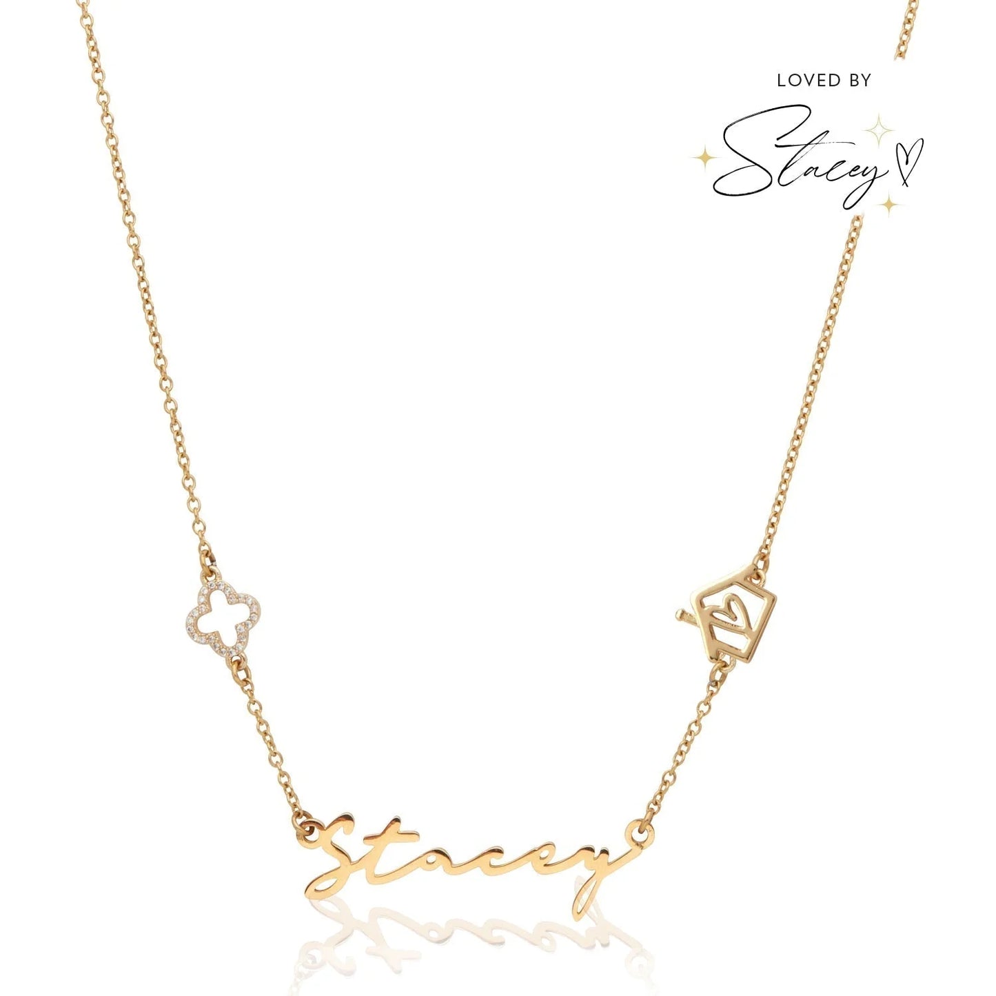 Signature Name Necklace (Gold)