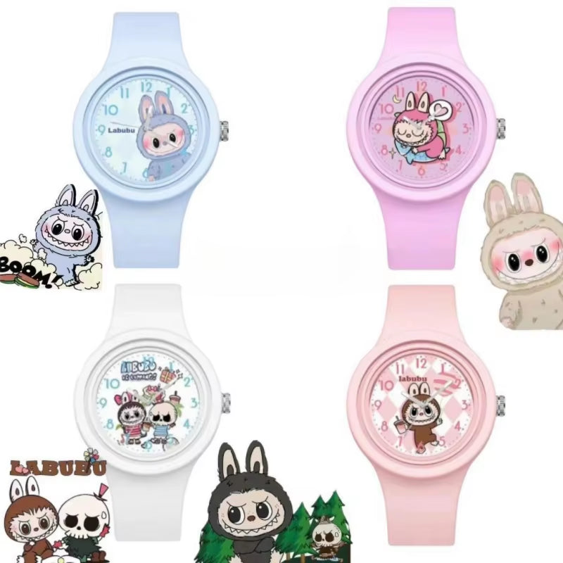 Cartoon LABUBU Pointer Quartz Watches Fashion Cartoon Watches Children'S Watch Waterproof Holiday Gift Kids Watches