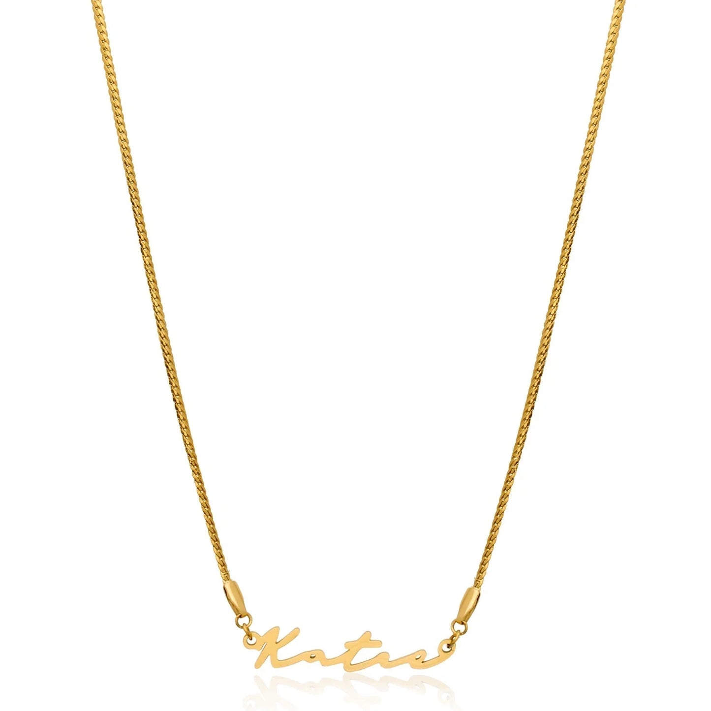 Signature Name Necklace (Gold)