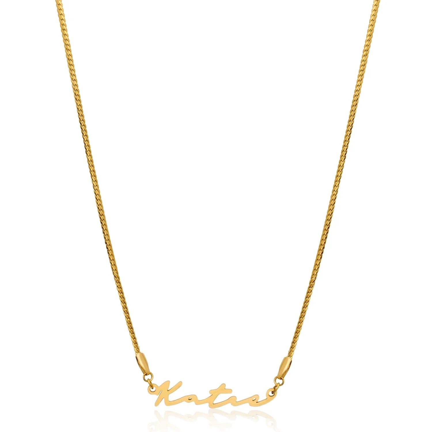 Signature Name Necklace (Gold)