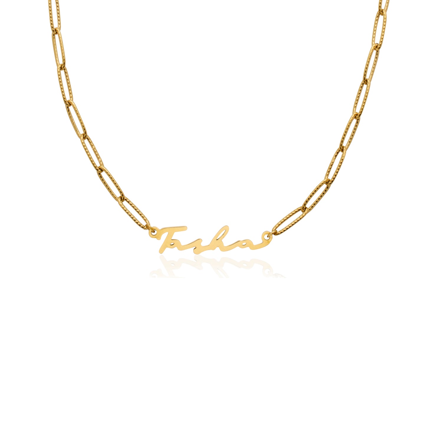 Signature Name Necklace (Gold)