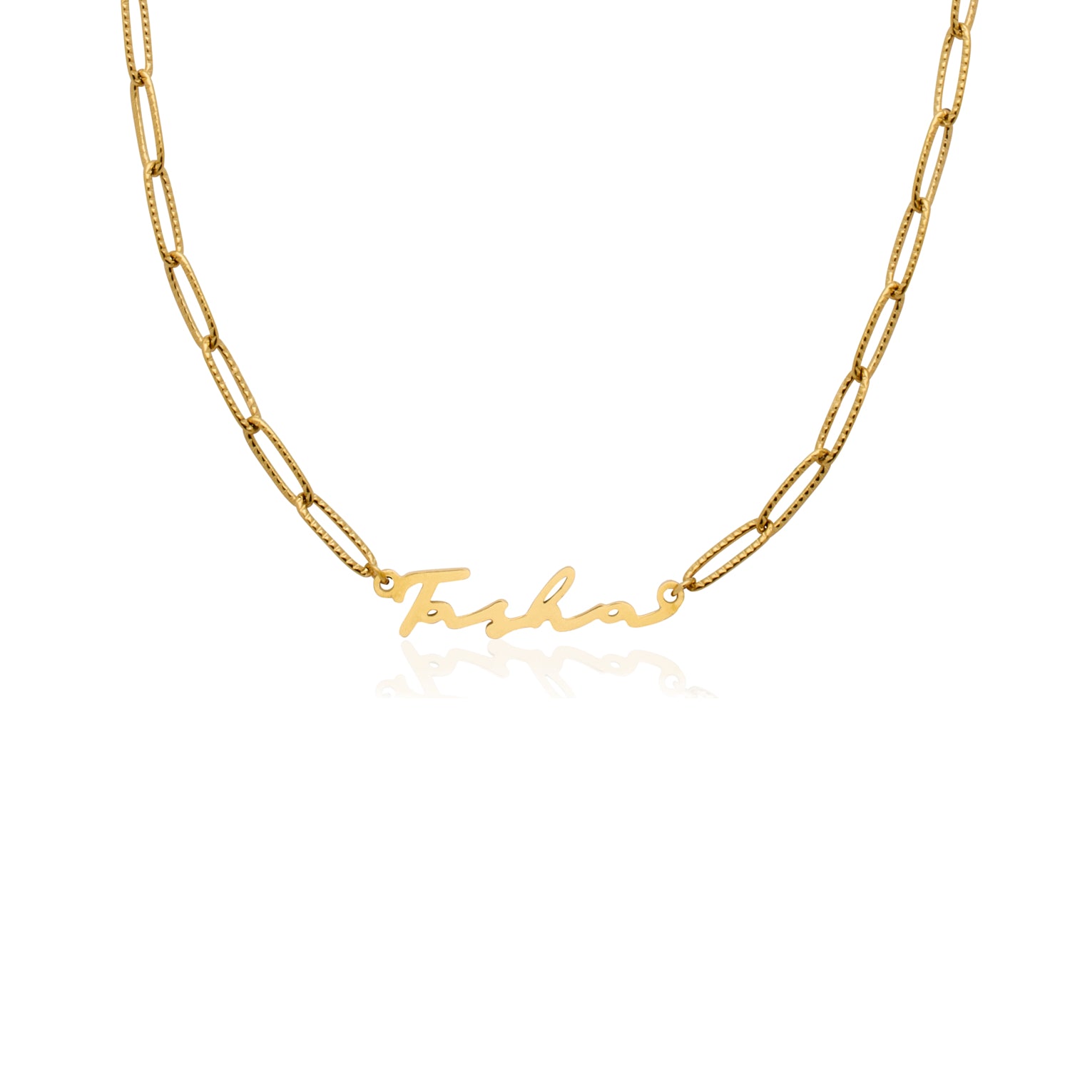 Signature Name Necklace (Gold)