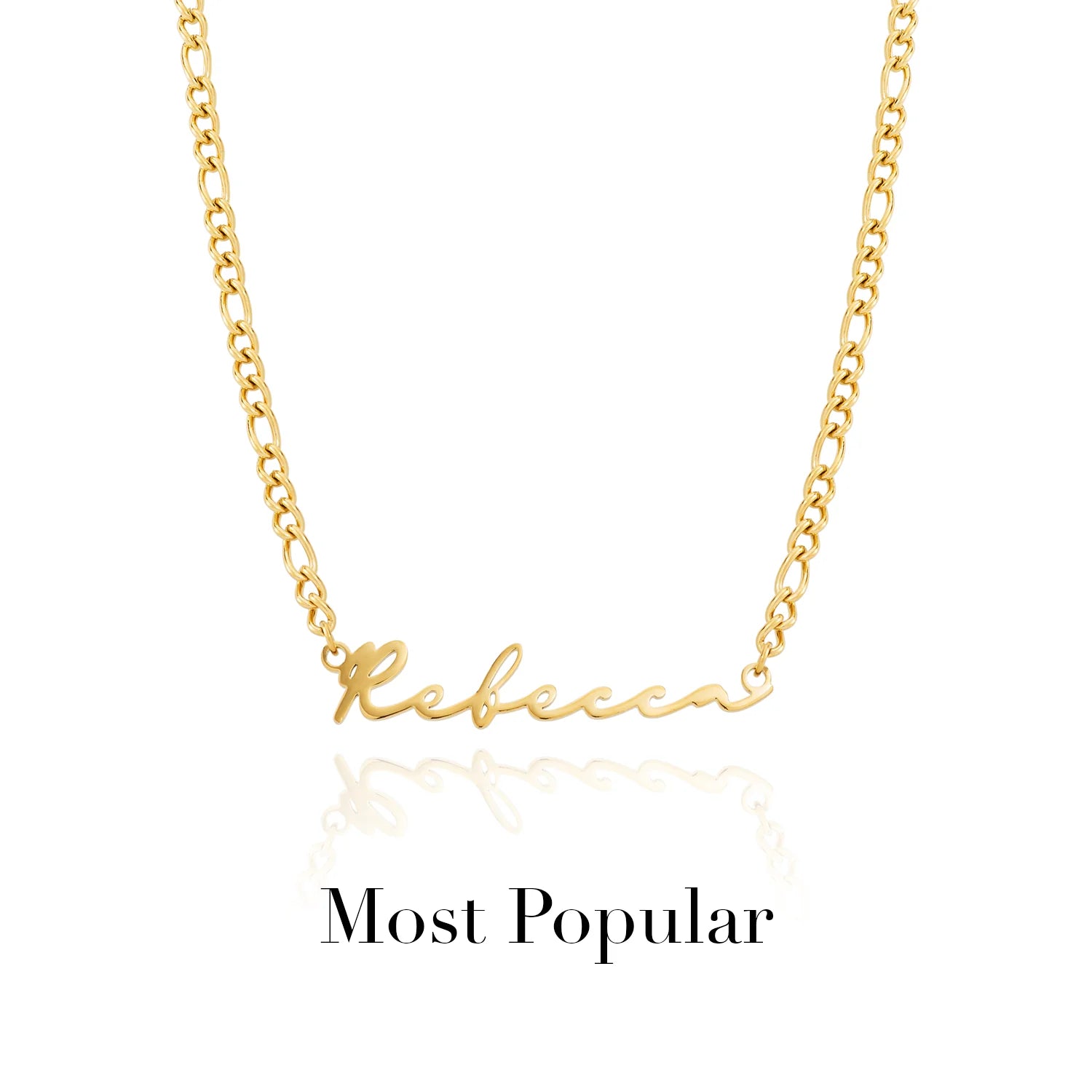 Signature Name Necklace (Gold)