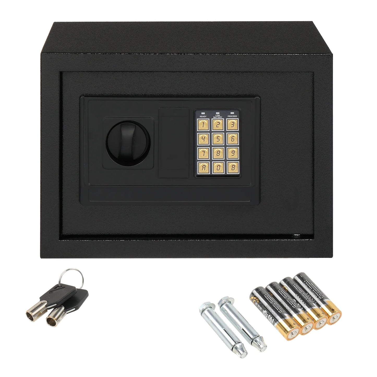 Safe Box 0.57 Cubic Feet Electronic Digital Safety Box, Keypad Lock Box, Office Hotel Home Safes