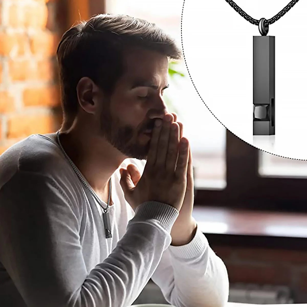 4Pcs Urn Necklace Set Stainless Steel Cremation Jewelry Heart Cylindrical Cross Rectangular Ashes Keepsake Waterproof Urn Memorial Pendant for Men Women