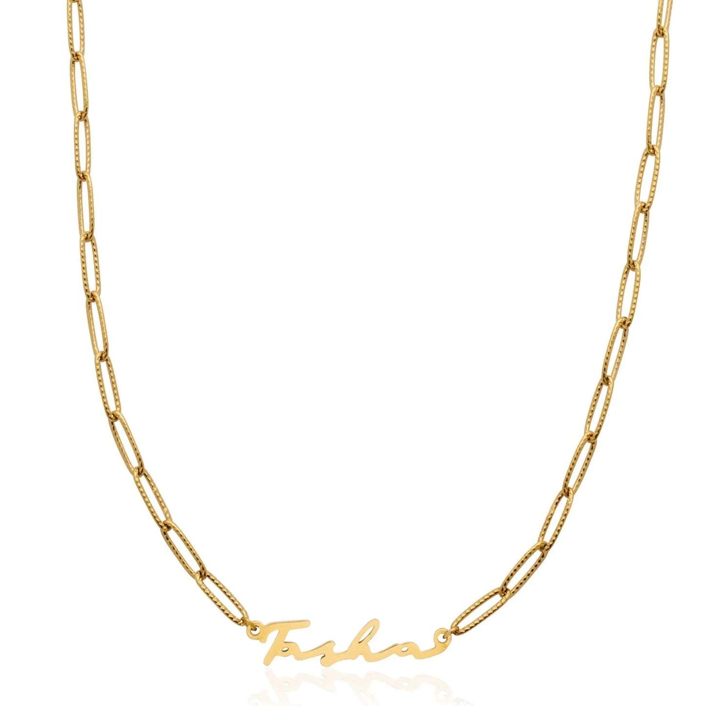 Signature Name Necklace (Gold)