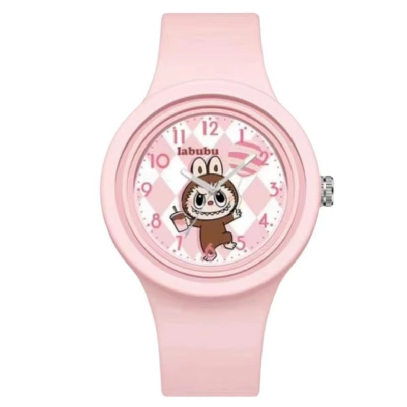 Cartoon LABUBU Pointer Quartz Watches Fashion Cartoon Watches Children'S Watch Waterproof Holiday Gift Kids Watches