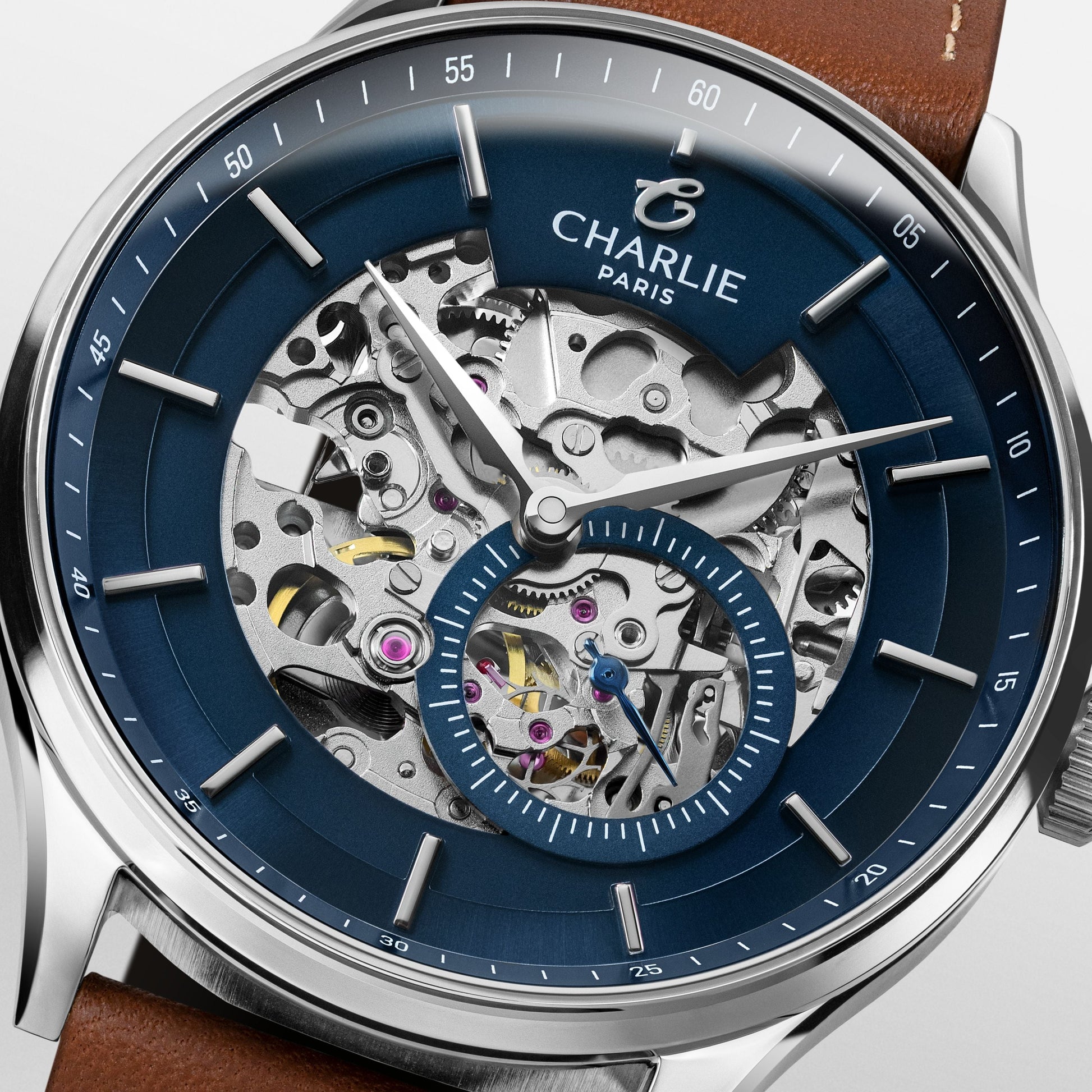 INITIAL - Automatique Squelette - Bleu