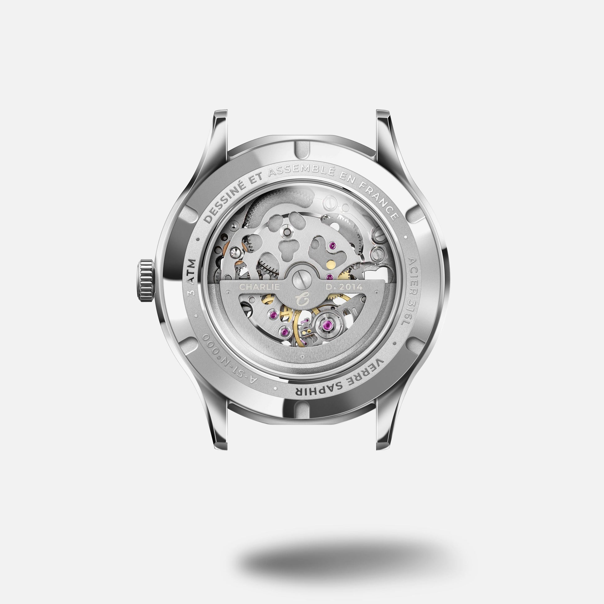 INITIAL - Automatique Squelette - Bleu