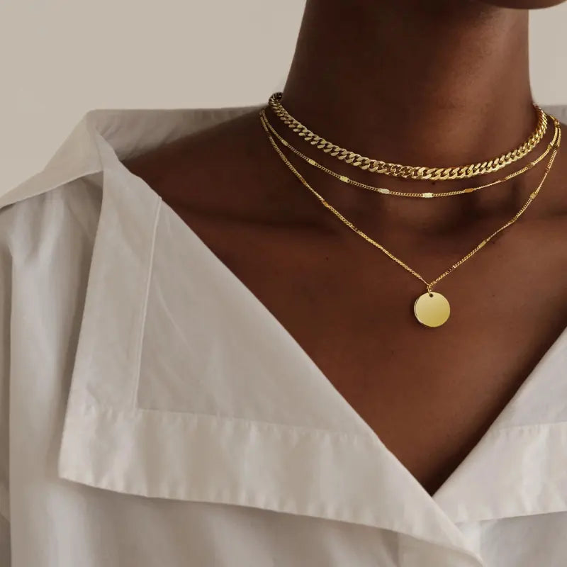 Layered Pendant Necklaces