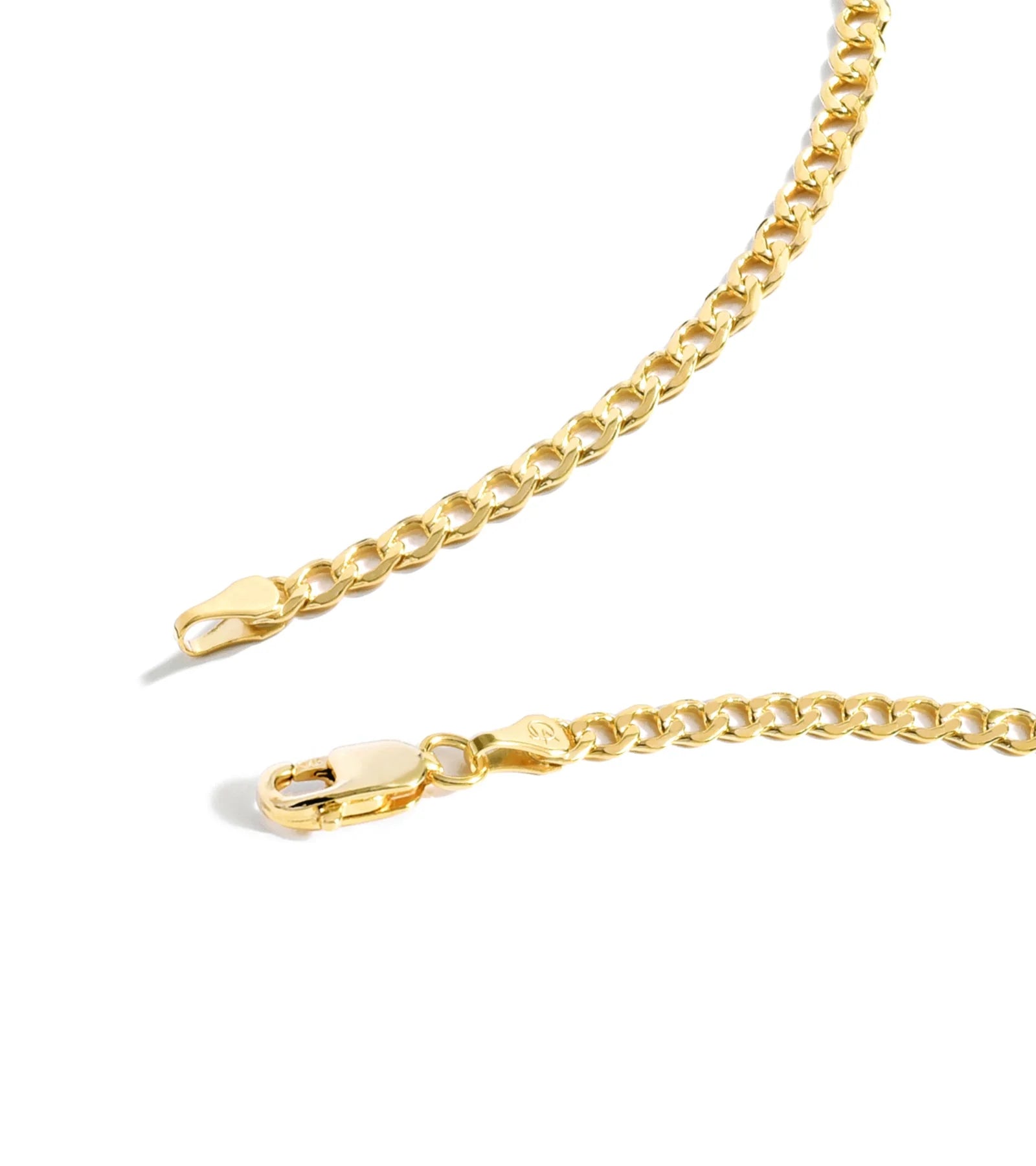 Gold Chain Necklace Collection - 14K Solid Yellow Gold Filled Miami Cuban Curb Link Chain Necklaces for Women and Men with Different Sizes (2.7Mm, 3.6Mm, 4.5Mm, or 5.5Mm)