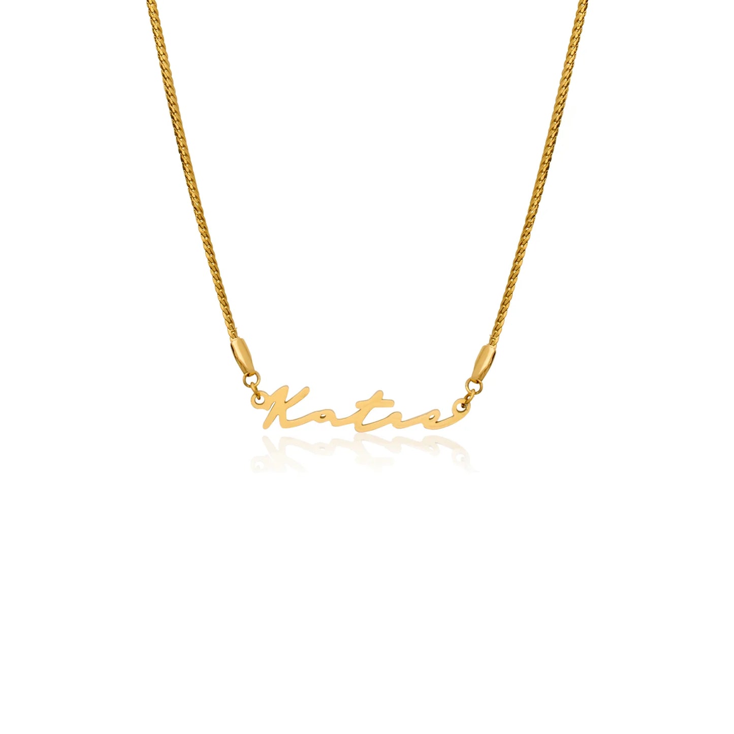 Signature Name Necklace (Gold)