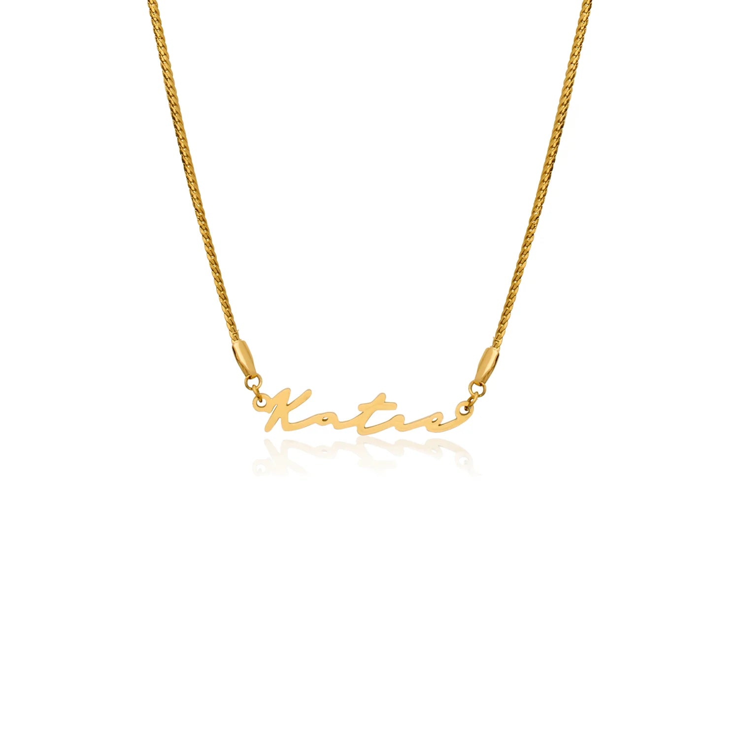 Signature Name Necklace (Gold)