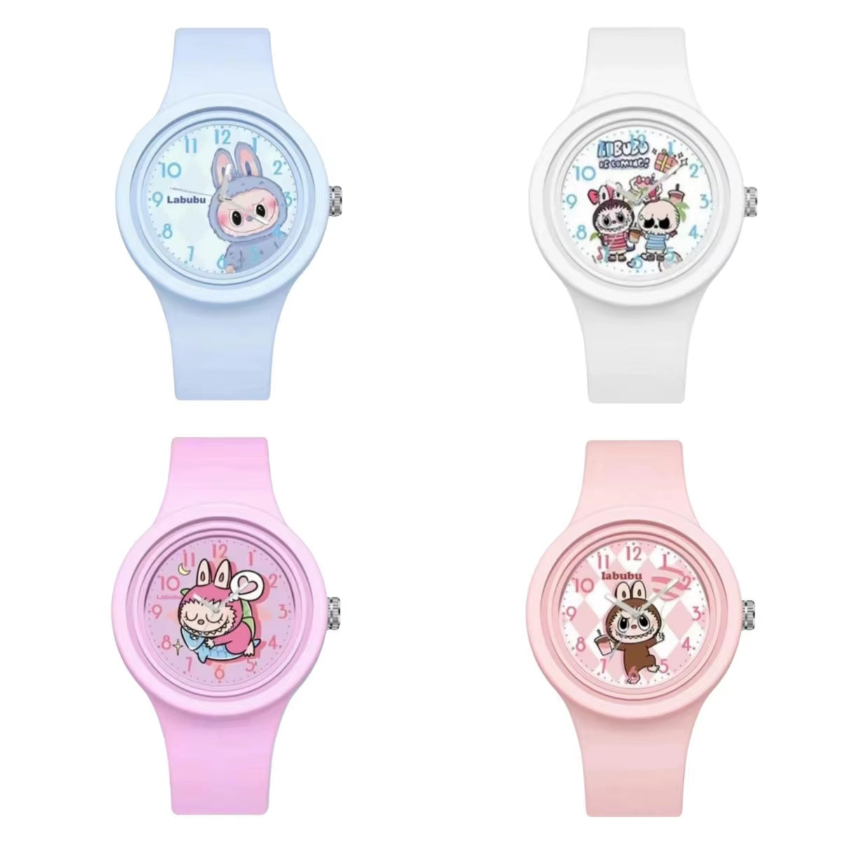 Cartoon LABUBU Pointer Quartz Watches Fashion Cartoon Watches Children'S Watch Waterproof Holiday Gift Kids Watches