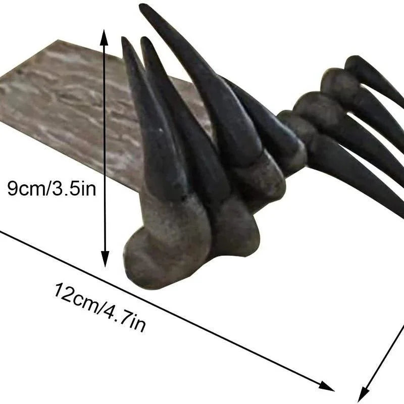 Adult Thriller Demon Hand Halloween Horror Demon Hand Bookmark Devil Paw Resin Crafts Desktop Decoration Bookmark Ornament