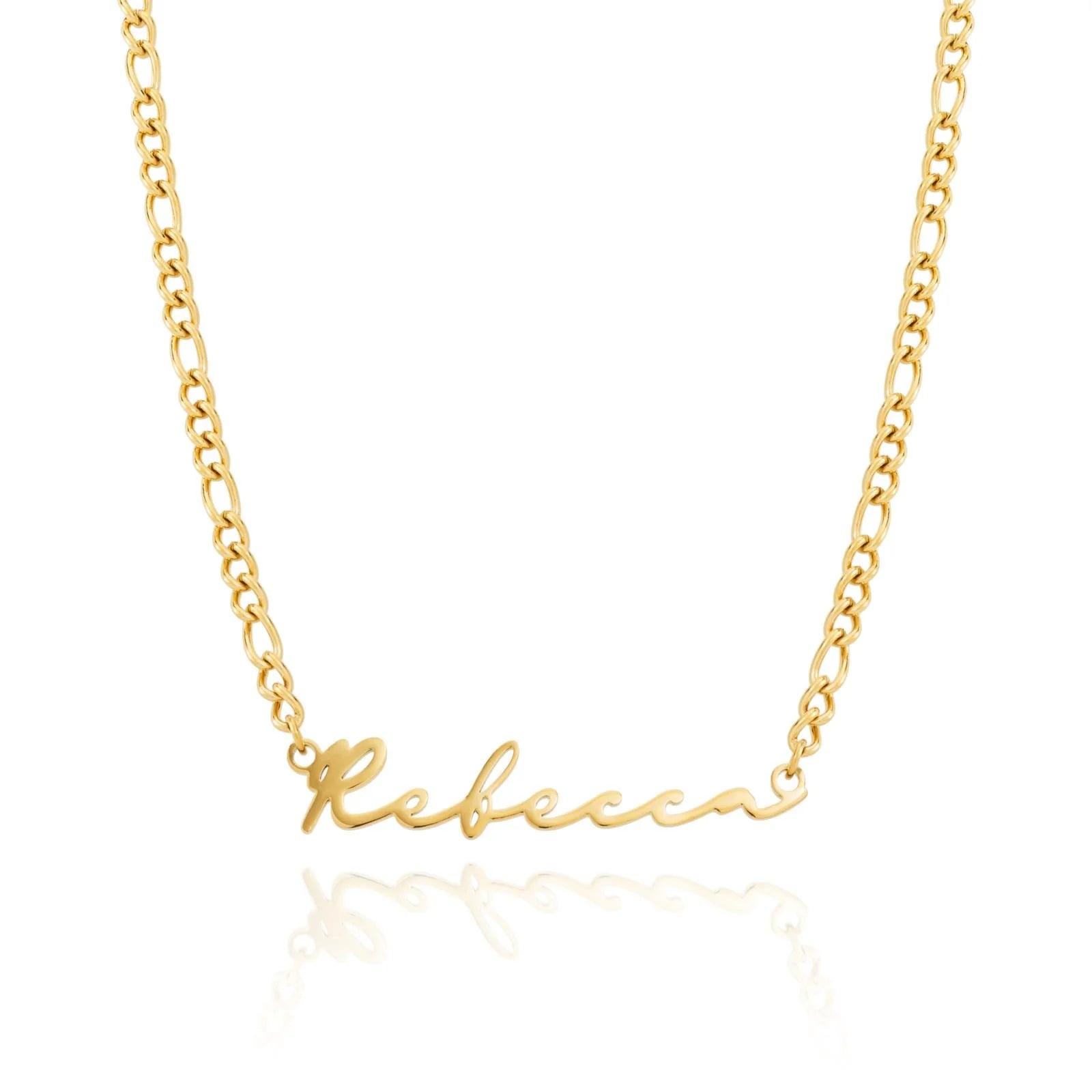 Signature Name Necklace (Gold)