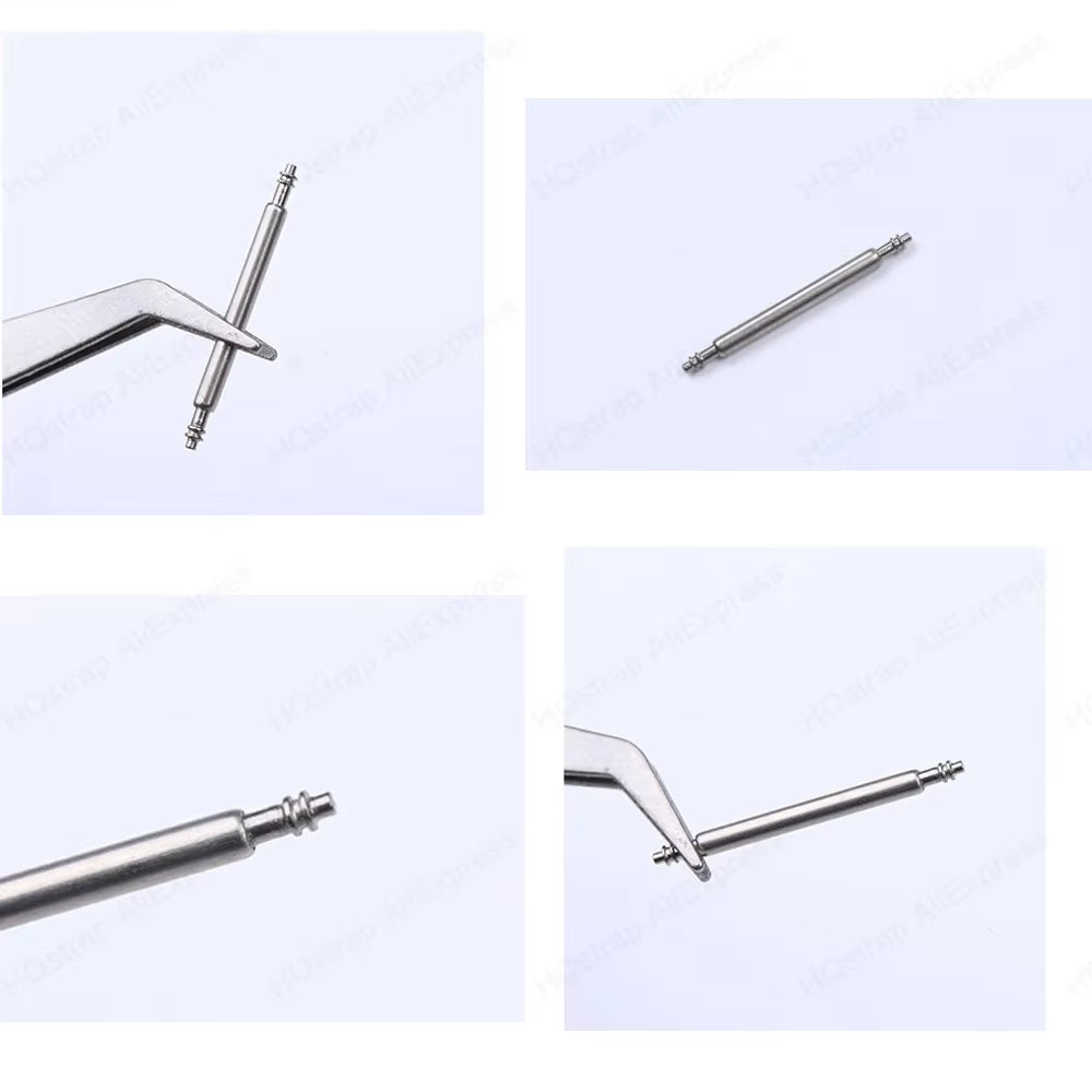 20Pcs Watch Band Spring Pins 22Mm 20Mm 18Mm 16Mm 19Mm 24Mm 26Mm Metal Spring Bars Strap Link Pins Repair Tool 1.5Mm 1.8Mm 2.0Mm