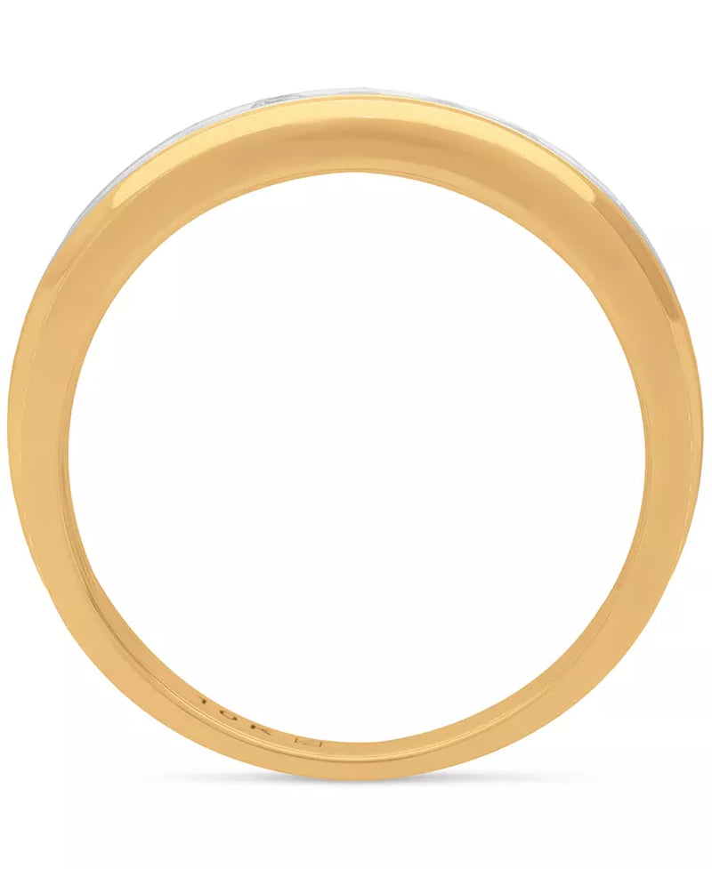 Men'S Diamond Channel-Set Band (1/3 Ct. T.W.) in 10K Gold
